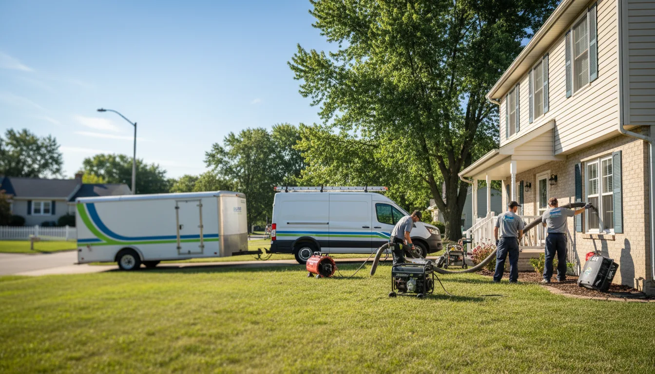 Flooded Basement Restoration And Cleanup With Repair in Jacksontown, OH near me